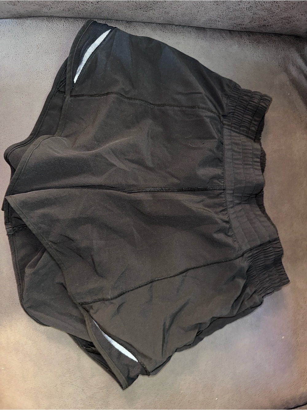 Lululemon Hotty Hot Running Shorts Black Size 4 Women’s Lined Athletic